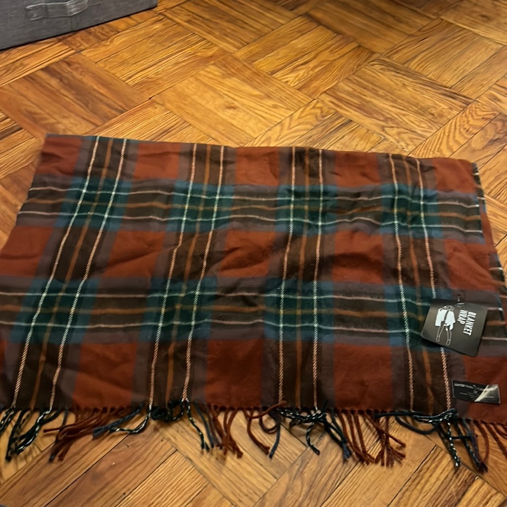 Plaid Blanket Scarf